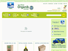 Tablet Screenshot of festivalorganik.com.tr